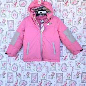 NWT Nike ACG Little Girls 3-in-1 System Jacket Pink Gray Size 6X Winter Coat